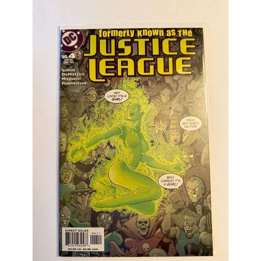 Formerly Known as the Justice League #4 DC Comics Dec 2003 Giffen DeMatteis JLI